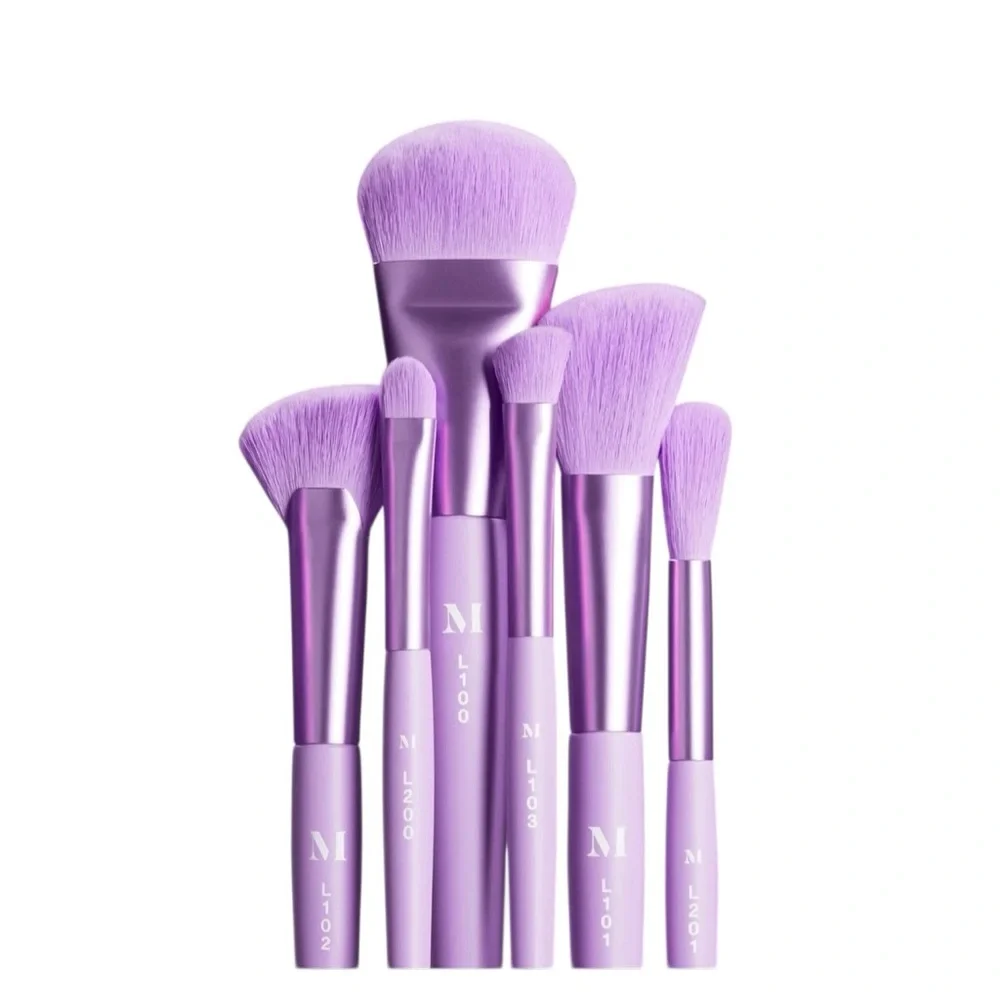 Morphe Ultralavender 6-Piece Face & Eye Brush Set - NWT